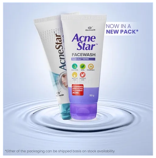 acnestar facewash 50 gm